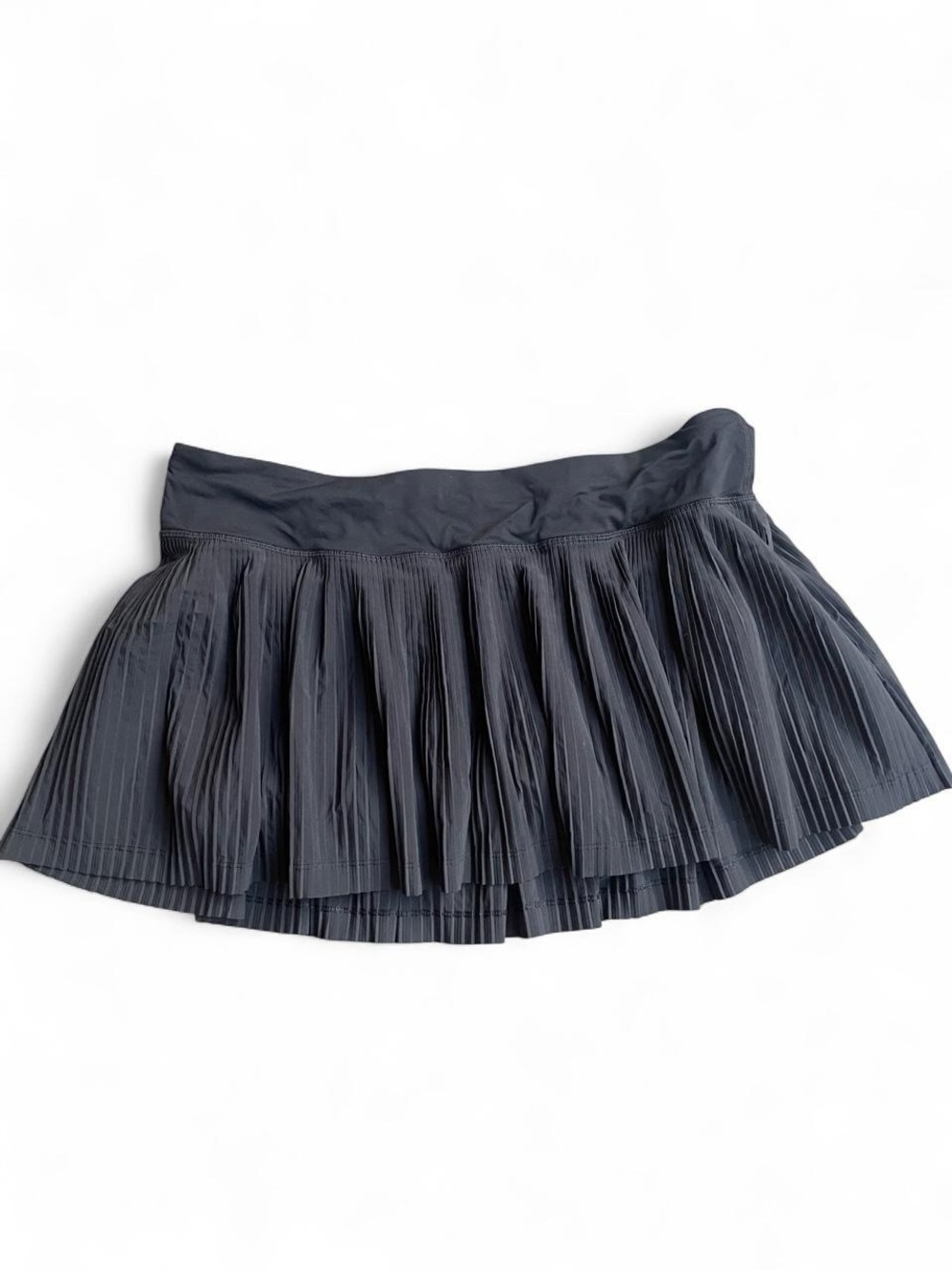 lululemon athletica Black Pleated Athletic Mini Skirt Size 14